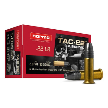 Norma Tac-22 Subsonic 22lr